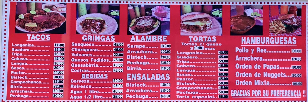 Taquería Y Birriería La Pasadita Menu - Image 4